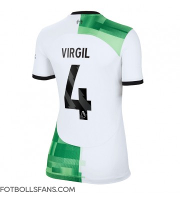 Liverpool Virgil van Dijk #4 Replika Bortatröja Damer 2023-24 Kortärmad